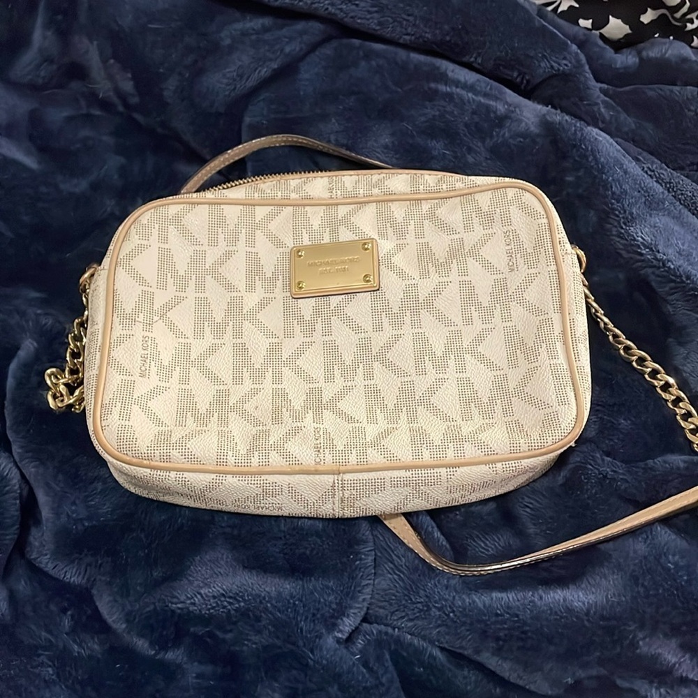 MK monogram crossbody